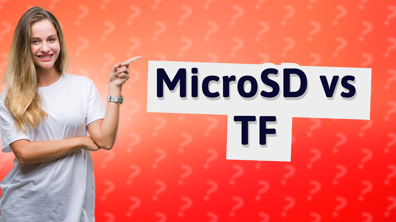 MicroSD vs TF