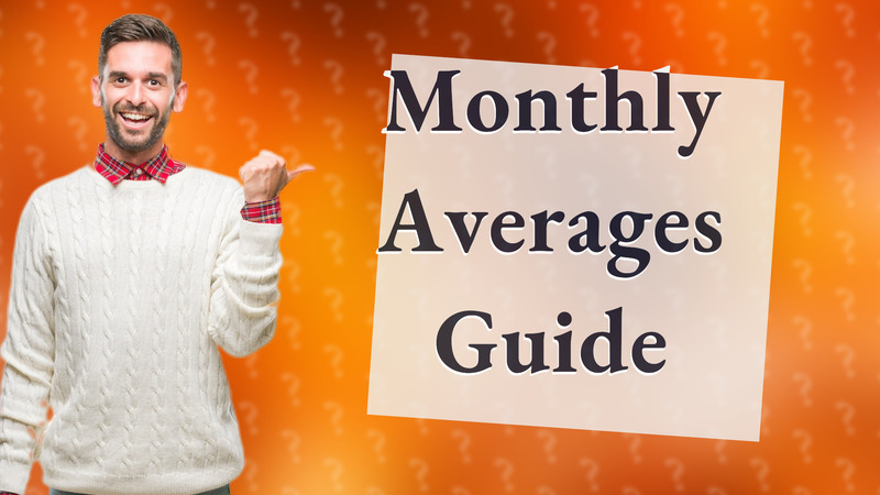 Monthly Averages Guide