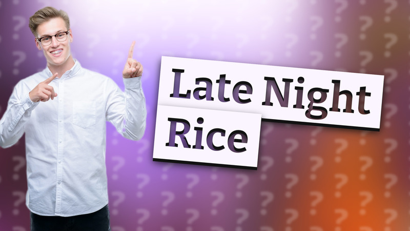 Late Night Rice