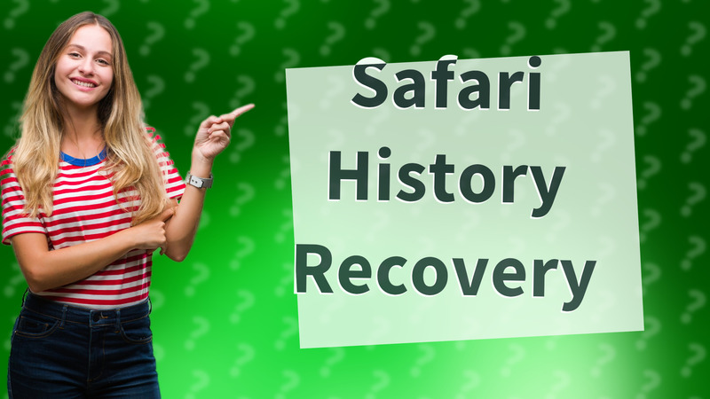 Safari History Recovery