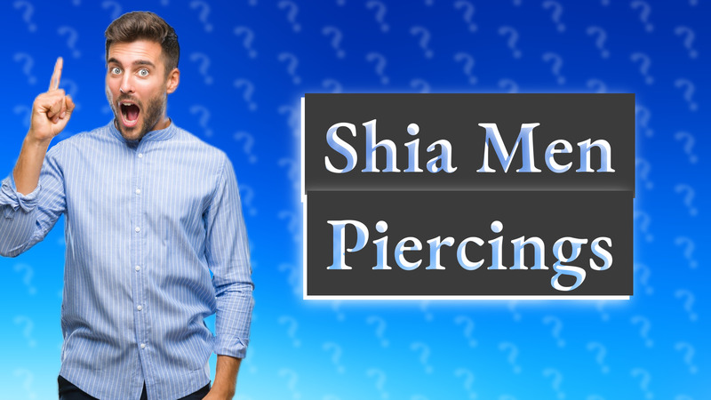 Shia Men Piercings