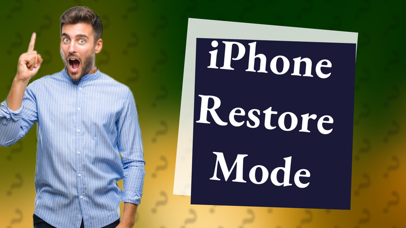 iPhone Restore Mode