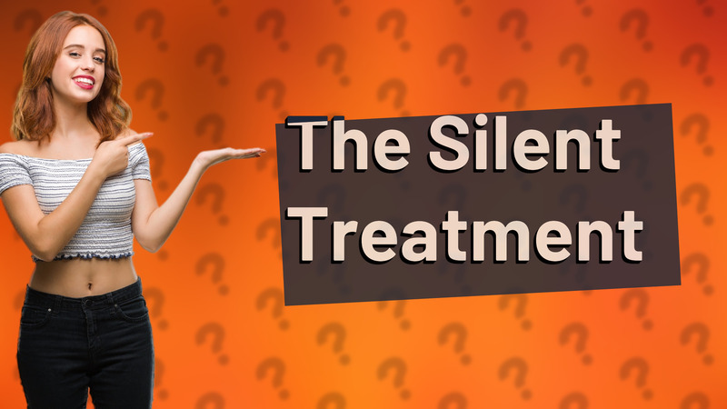 The Silent Treatment