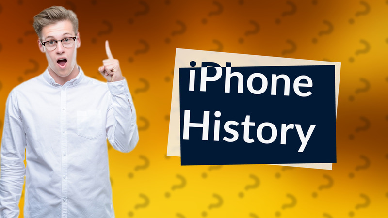 iPhone History
