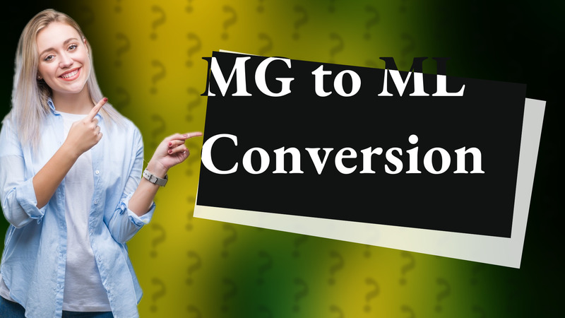 MG to ML Conversion