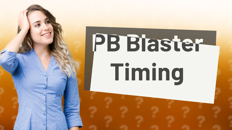 PB Blaster Timing