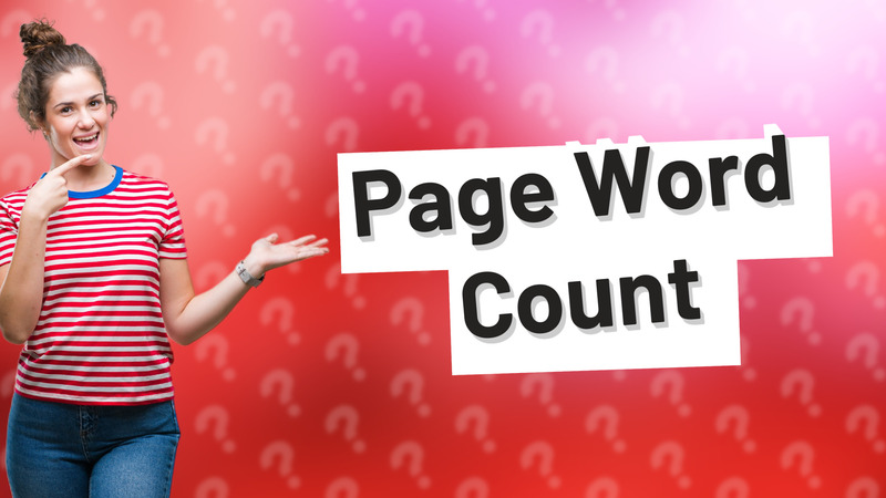 Page Word Count