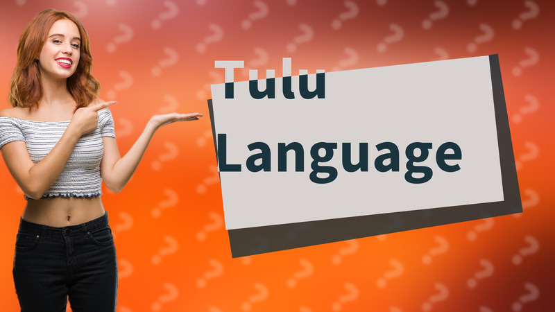 Tulu Language
