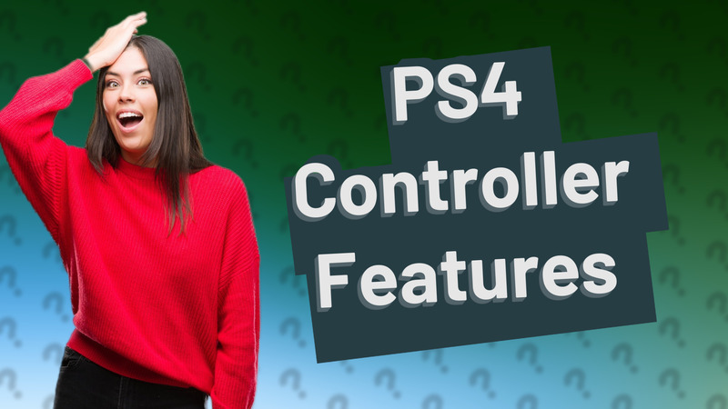 PS4 Controller Features