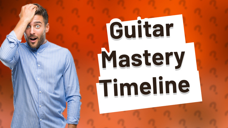 Guitar Mastery Timeline
