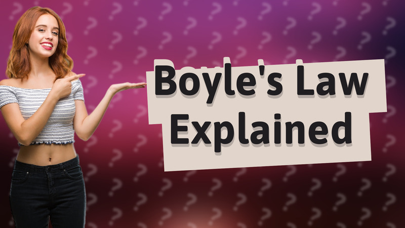 Boyle's Law Explained