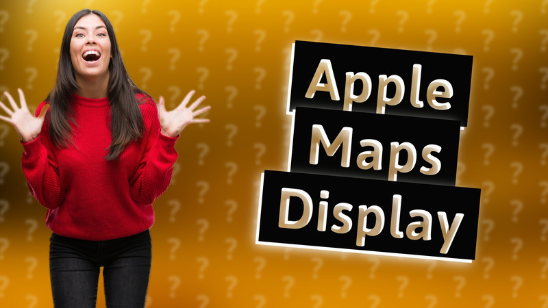 Apple Maps Display