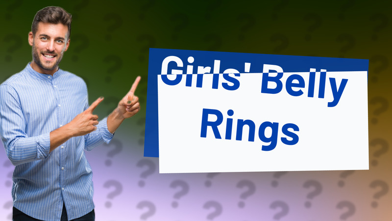 Girls' Belly Rings