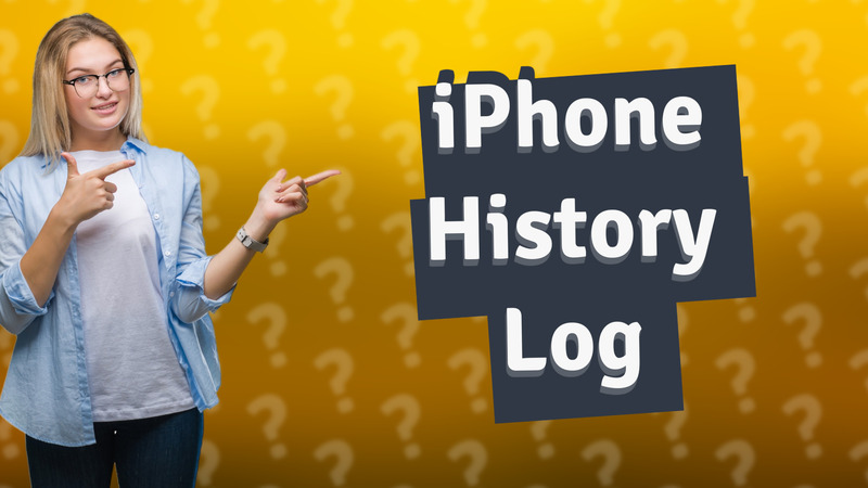 iPhone History Log