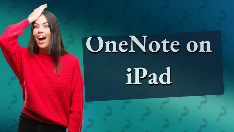 OneNote on iPad