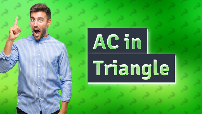 AC in Triangle