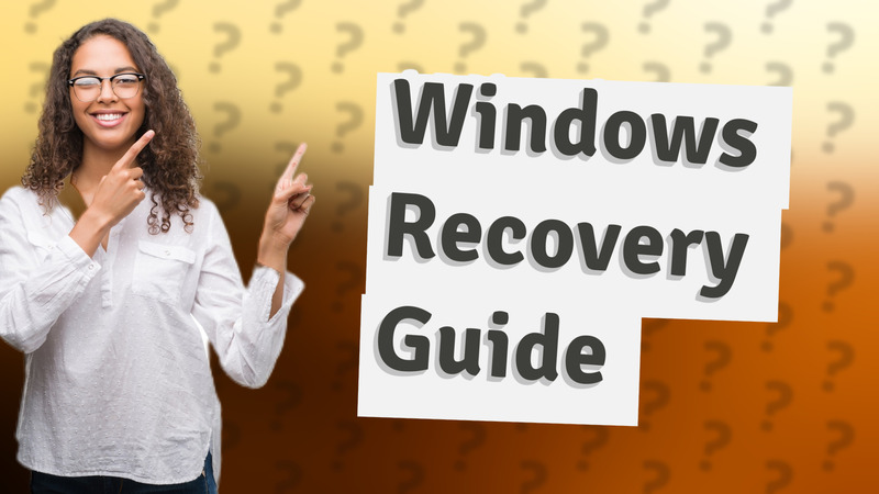 Windows Recovery Guide