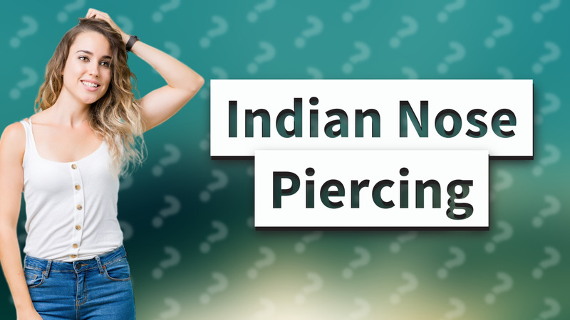 Indian Nose Piercing