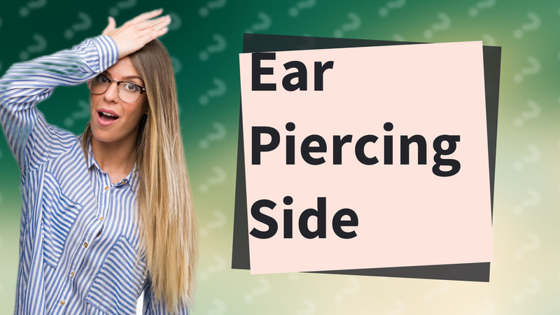 Ear Piercing Side