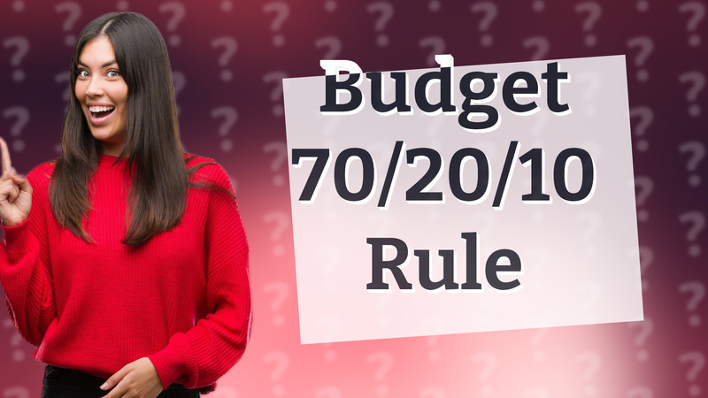 Budget 70/20/10 Rule