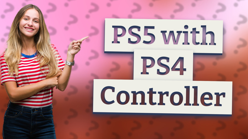 PS5 with PS4 Controller