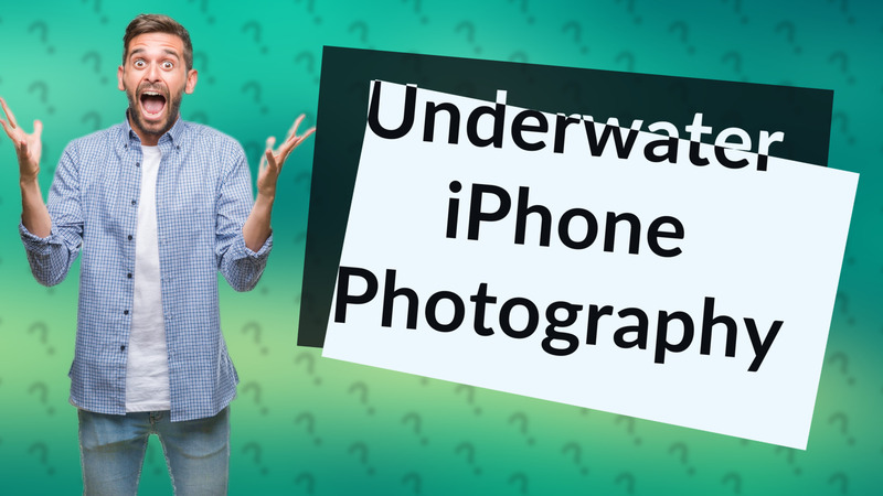 Underwater iPhone Photography