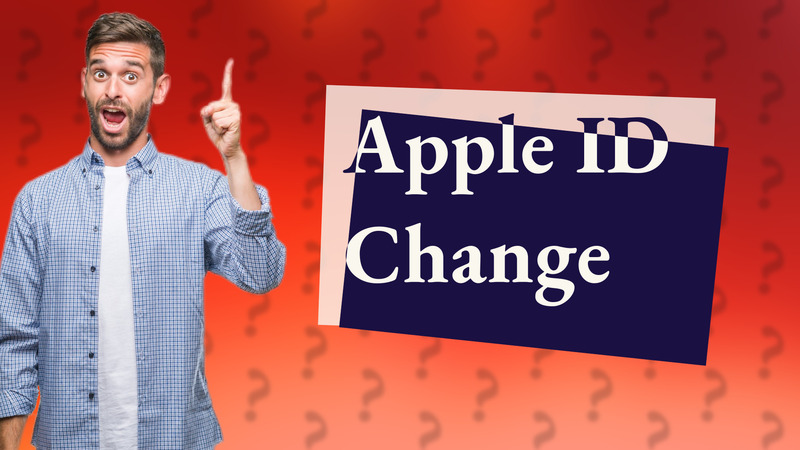 Apple ID Change