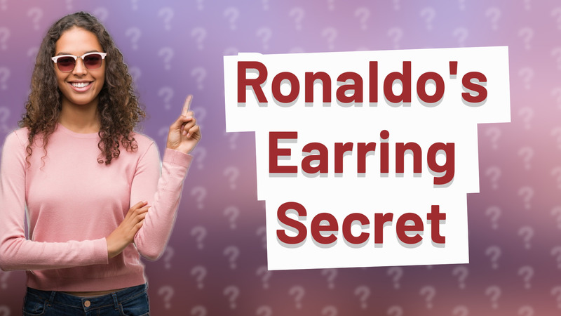 Ronaldo's Earring Secret