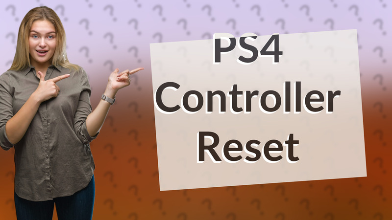 PS4 Controller Reset