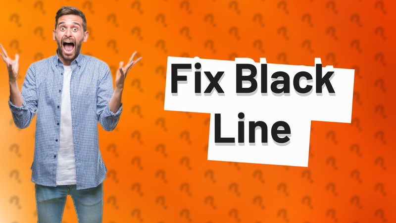 Fix Black Line
