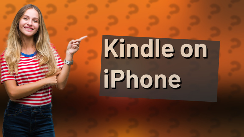 Kindle on iPhone