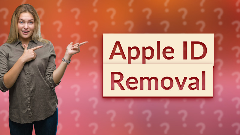 Apple ID Removal