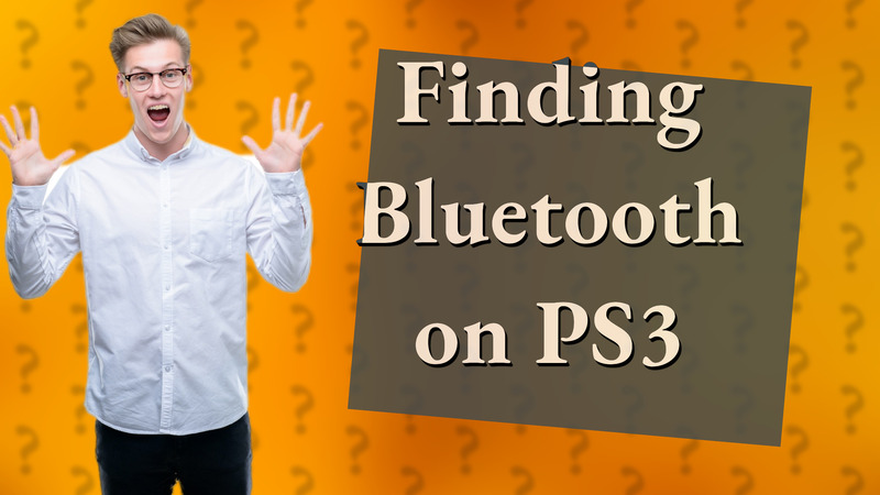 Finding Bluetooth on PS3