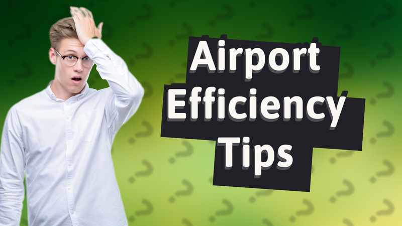 Airport Efficiency Tips