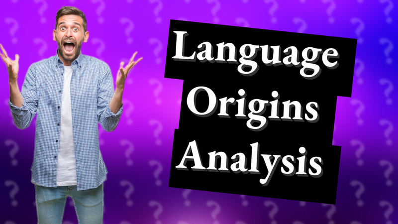 Language Origins Analysis