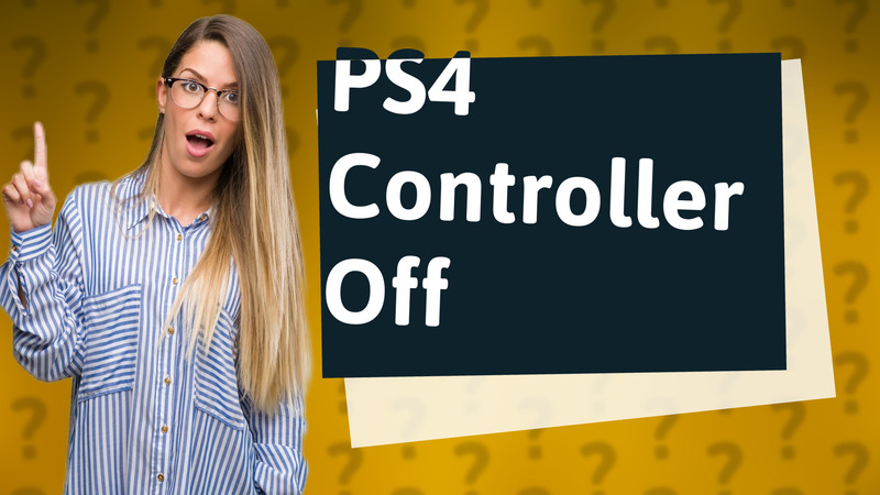 PS4 Controller Off