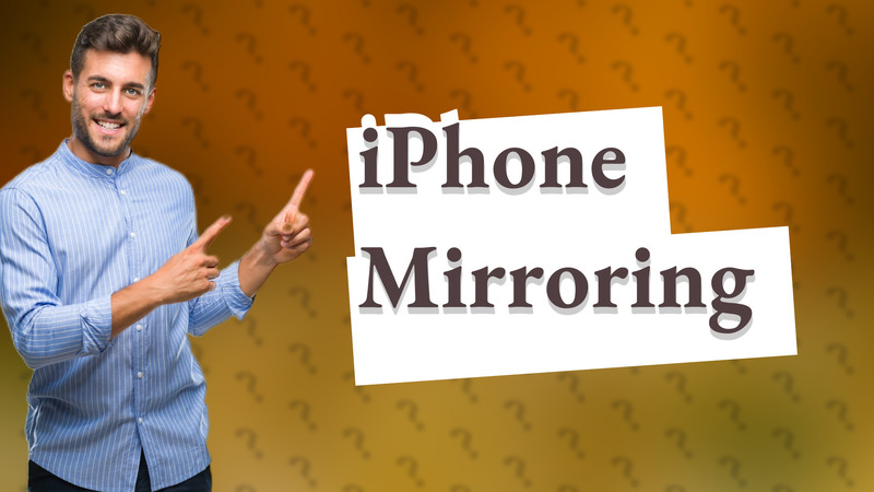 iPhone Mirroring