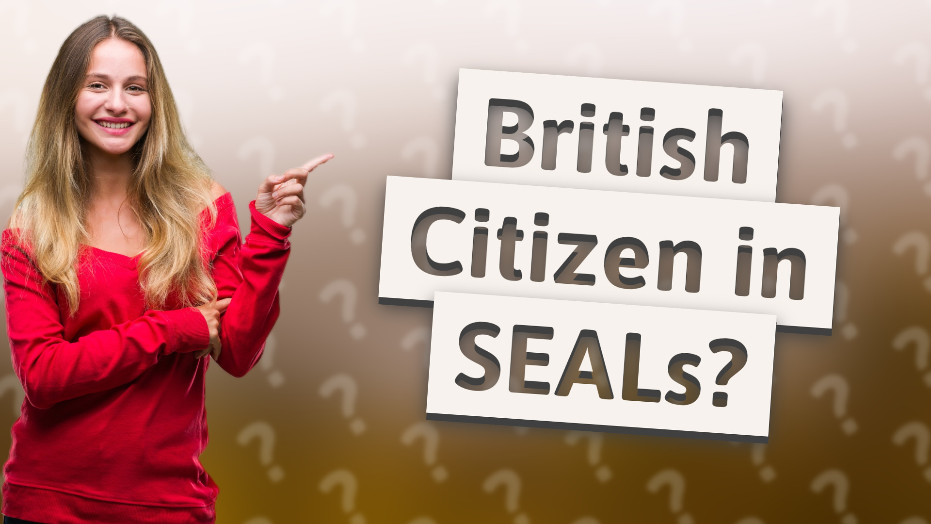 British Citizen in SEALs?