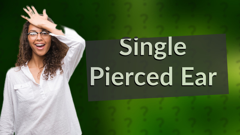 Single Pierced Ear