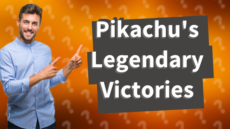 Pikachu's Legendary Victories