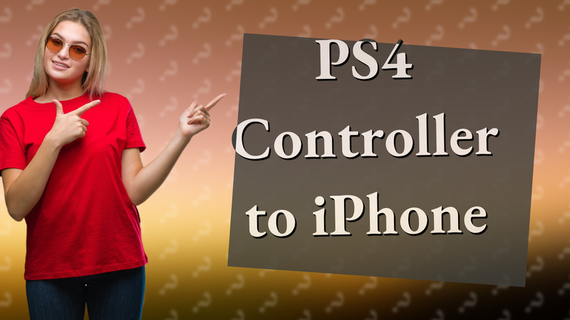 PS4 Controller to iPhone