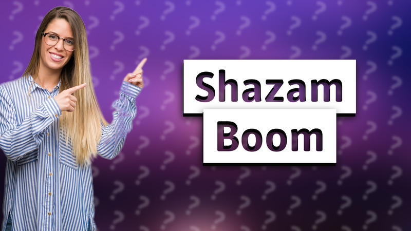 Shazam Boom