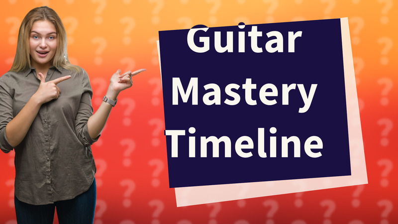 Guitar Mastery Timeline