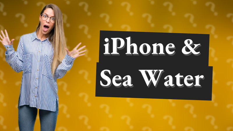 iPhone & Sea Water
