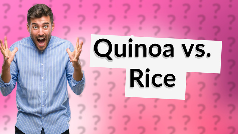 Quinoa vs. Rice