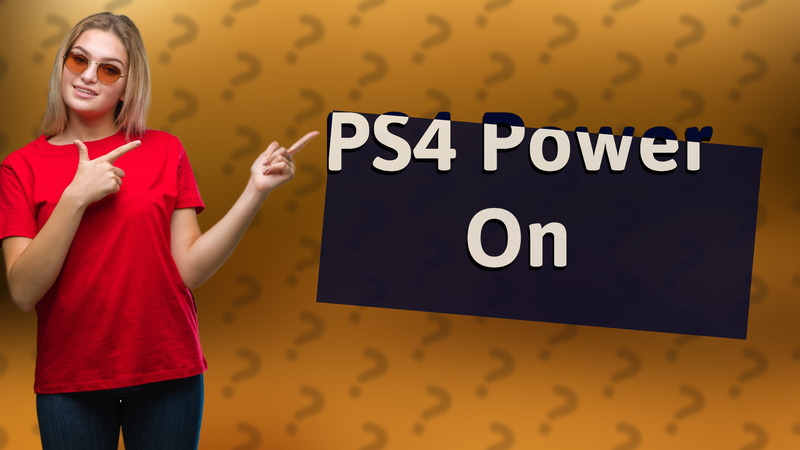 PS4 Power On