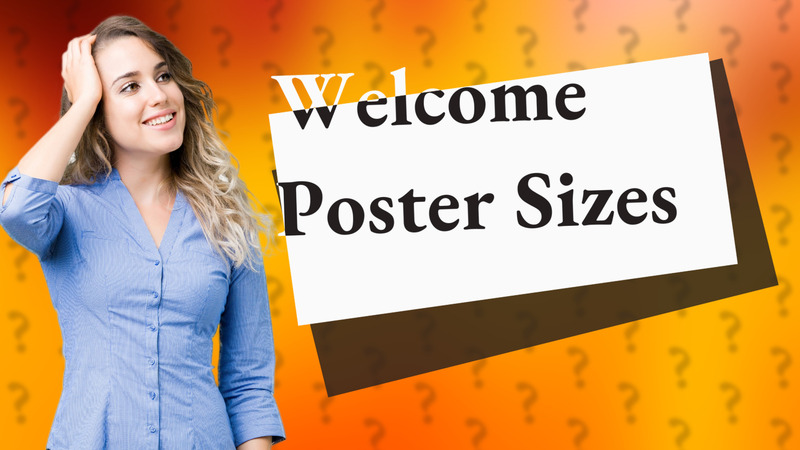 Welcome Poster Sizes