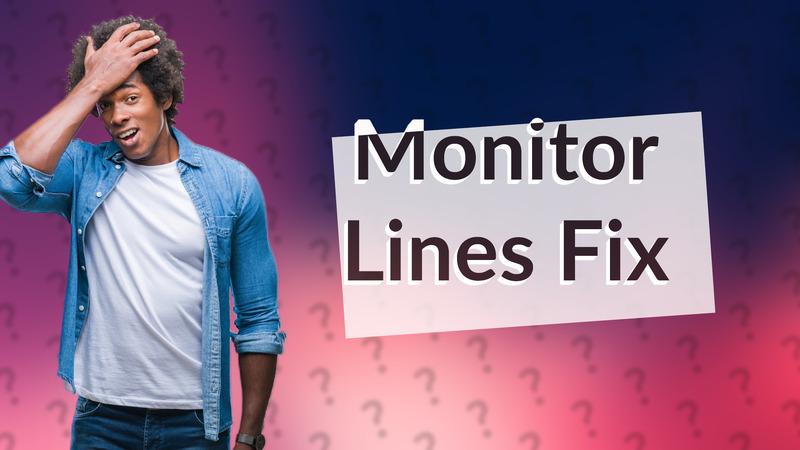 Monitor Lines Fix