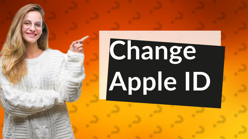 Change Apple ID