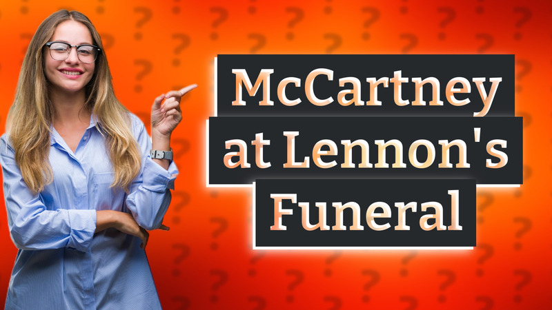 McCartney at Lennon's Funeral